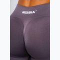 Leggings da allenamento donna NEBBIA Flow Seamless Maximum Push-Up dark grey 8