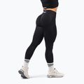 Leggings da allenamento donna NEBBIA Flow Seamless Push Up Black 3