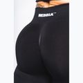 Leggings da allenamento donna NEBBIA Flow Seamless Push Up Black 6