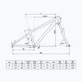 Kellys Whip 50 grigio bici da cross giovanile 2