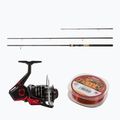 Set di alimentazione Delphin RedFEED Canna + mulinello + lenza