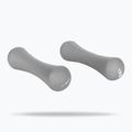 Manubri GymBeam Neoprene Dumbbells 2 x 1 kg light grey