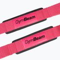 Cinghie per sollevamento pesi GymBeam X-Grip pink 3