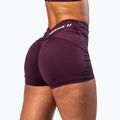 Pantaloncini da allenamento da donna NEBBIA Strong Beauty dark red 3