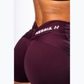 Pantaloncini da allenamento da donna NEBBIA Strong Beauty dark red 6