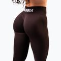 Leggings da allenamento donna NEBBIA Power marrone scuro 5