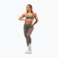 Leggings da allenamento donna NEBBIA Power light brown ash 2