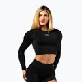 Longsleeve da allenamento da donna NEBBIA Power black