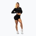 Longsleeve da allenamento da donna NEBBIA Power black 2