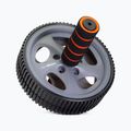 Kółko per esercizi per i muscoli addominali GymBeam Ab Wheel nero/grigio/arancione 2