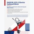 Motore elettrico Parsun Joy 1.2 S with battery white 2