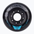 Tempish Spring C 80 mm/85A ruote rollerblade 4 pezzi nero.
