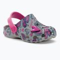 Infradito per bambini Coqui Little Frog mid.grey/fuchsia love/amuleto 2