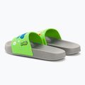 Infradito per bambini Coqui Ruki mid. grey/apple green hero 3