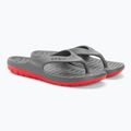 Infradito da uomo Coqui Zucco grigio scuro/rosso 4