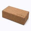 JadeYoga Cork Block Piccolo cubo yoga CYBS marrone chiaro
