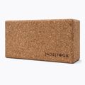 JadeYoga Cork Block Piccolo cubo yoga CYBS marrone chiaro 3