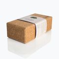 JadeYoga Cork Block Piccolo cubo yoga CYBS marrone chiaro 8
