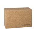 JadeYoga Cork Block Piccolo cubo yoga CYBS marrone chiaro 9