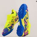 PUMA Future Match Energy TT + Mid scarpe da calcio per bambini ultra blu/allarme giallo/rosa luminoso 17