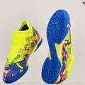 Scarpe da calcio PUMA Future Match Energy IT + Mid da bambino ultra blu/allarme giallo/rosa luminoso 17