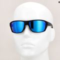 Occhiali da sole Oakley Split Shot nero opaco/zaffiro polarizzato 15