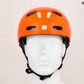 Casco da bici per bambini POC Pocito Crane MIPS arancione fluorescente 9