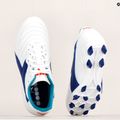 Scarpe da calcio per bambini Diadora Brasil 2 R LPU JR bianco/navy 12