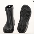 Crocs Classic Rain Boot nero da uomo 12