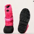 Sorel Flurry Print Girls fucsia fizz/nero stivali da neve per bambini 16
