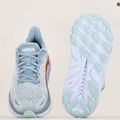 Scarpe da corsa da donna HOKA Clifton 8 Wide blu nebbia/plein air 11