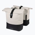 Borsa da bici Basil Cove Double Pannier Bag 32 l off white/black