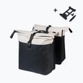 Borsa da bici Basil Vive Double Pannier Bag MIK 35 l off white/black 2