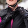 Guanti da ciclismo donna Rogelli Laval Mid Season LW Windproof black 3