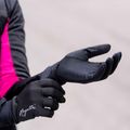 Guanti da ciclismo donna Rogelli Laval Mid Season LW Windproof black 4