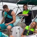 Boardshort JOBE da uomo, verde acqua vintage 5