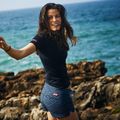 Maglietta da nuoto da donna JOBE Rashguard nero 5
