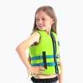 Gilet di assicurazione da bambino JOBE in neoprene lime/verde 2