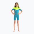 Schiuma da nuoto JOBE Boston 2 mm Shorty verde acqua per bambini