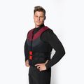 Gilet da uomo JOBE in neoprene rosso bordeaux