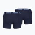 PUMA Basic boxer da uomo 2 paia navy 2