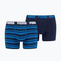 PUMA Heritage Stripe boxer da uomo 2 paia blu