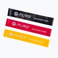 Pure2Improve Mini Bands Set di 3 pezzi di resistenza in gomma colore 2155 2