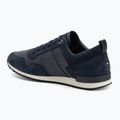 Tommy Hilfiger scarpe da uomo Iconic Leather Suede Mix Runner mezzanotte 3