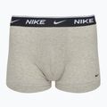 Boxer da uomo Nike Everyday Cotton Stretch Trunk 3 paia bianco/grigio heather/nero 3