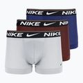 Boxer da uomo Nike Dri-FIT Ultra Comfort Trunk 3 paia grigio/arancio