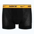 Boxer da uomo Nike Everyday Cotton Stretch Trunk 3 paia grigio/arancio/giallo 4