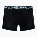 Uomo Nike Everyday Cotton Stretch Trunk boxer 3 paia nero/rosso/blu acquario/verde stadio 4