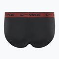 Uomo Nike Everyday Cotton Stretch Brief 3 paia cyber nero/grigio cuoio/pony scuro 3