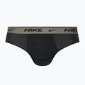 Uomo Nike Everyday Cotton Stretch Brief 3 paia cyber nero/grigio cuoio/pony scuro 5